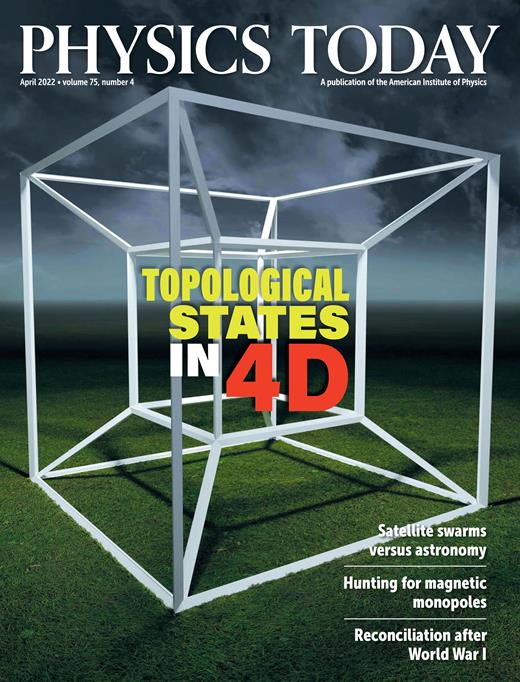 Physics Today Cover Image for Volume 75, Issue 4