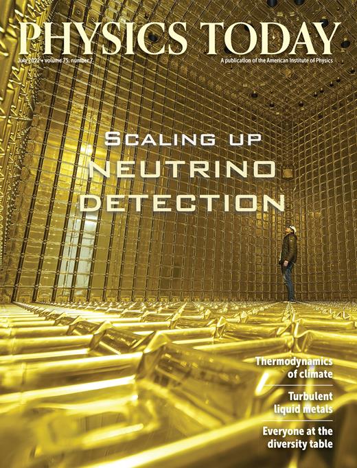 Physics Today Cover Image for Volume 75, Issue 7
