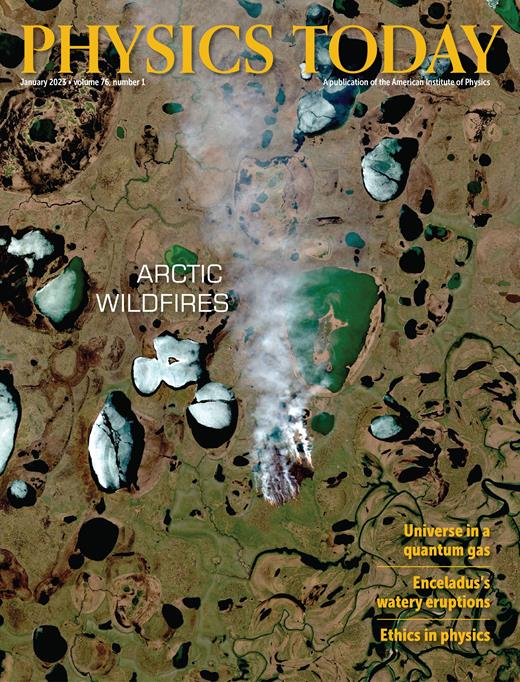 Physics Today Cover Image for Volume 76, Issue 1