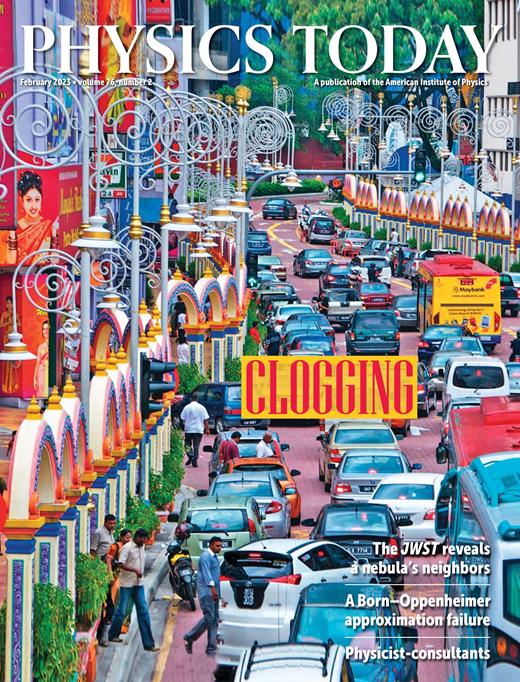 Physics Today Cover Image for Volume 76, Issue 2