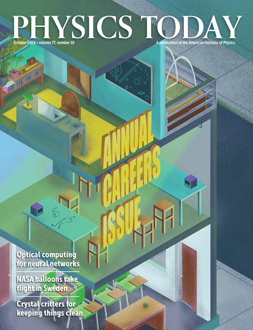 Physics Today Cover Image for Volume 77, Issue 10