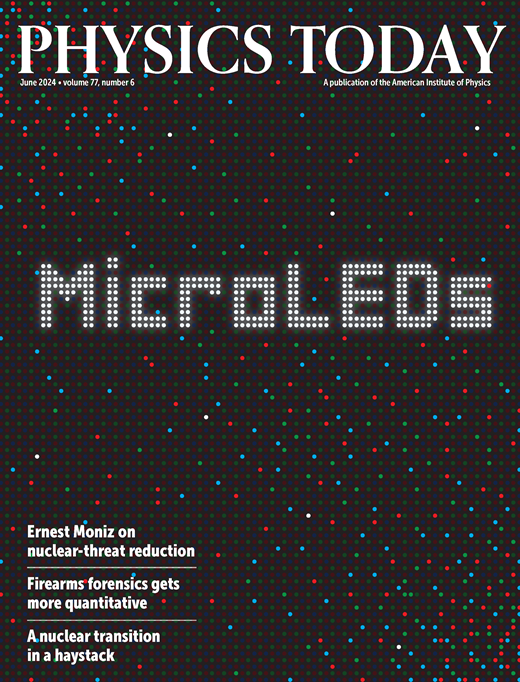 Physics Today Cover Image for Volume 77, Issue 6