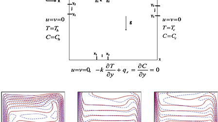 Effect of surface radiation on double diffusion convection in a low ...