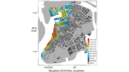 High-resolution simulation of coastal flooding under extreme storm ...