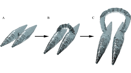 Drag reduction of the turbulent boundary layer over divergent sawtooth ...