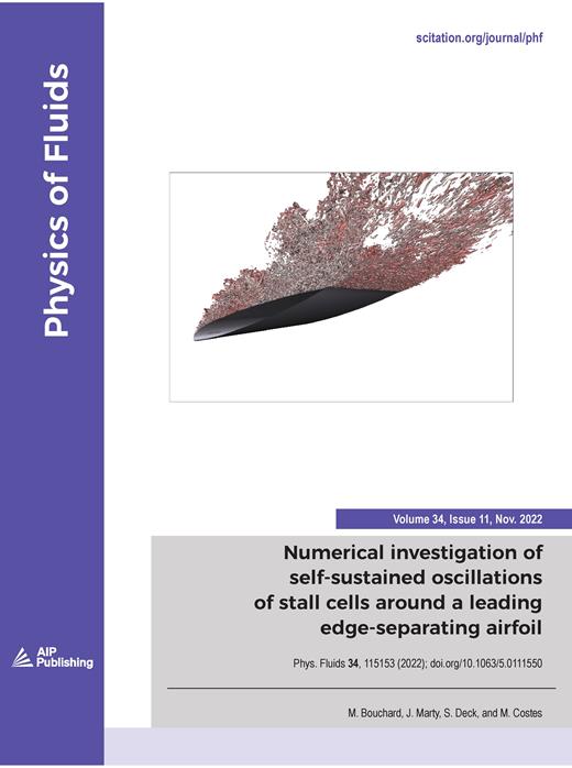 Physics of Fluids Cover Image for Volume 34, Issue 11