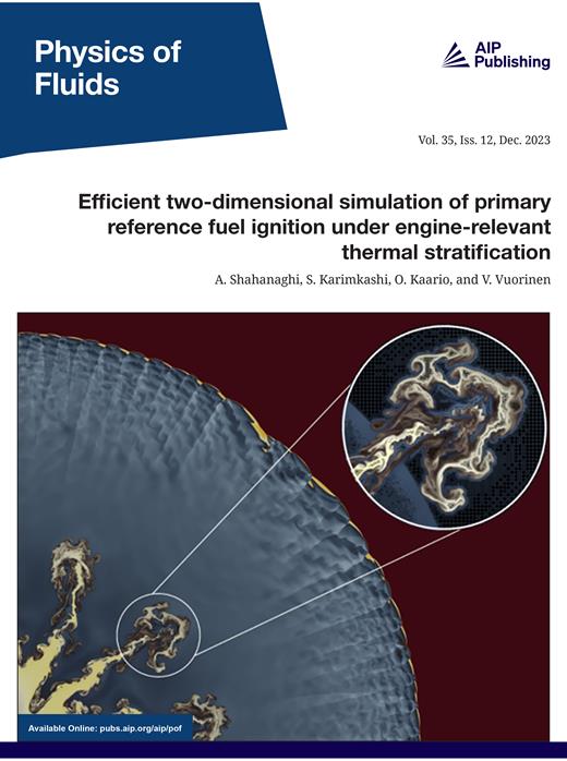 Physics of Fluids Cover Image for Volume 35, Issue 12