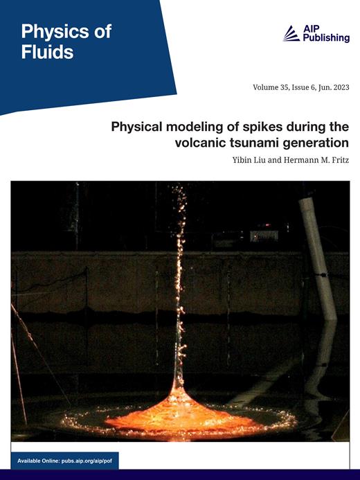 Physics of Fluids Cover Image for Volume 35, Issue 6