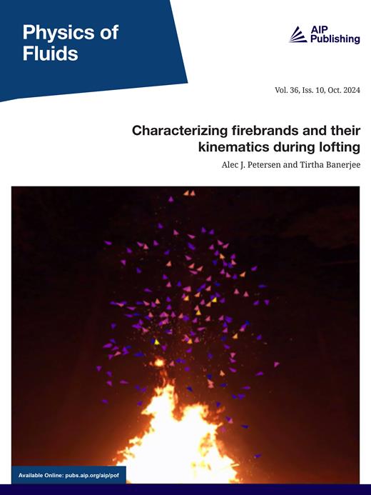 Physics of Fluids Cover Image for Volume 36, Issue 10
