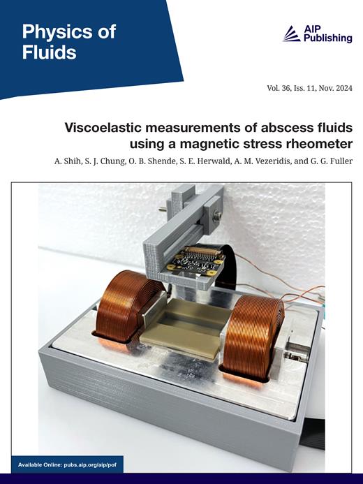 Physics of Fluids Cover Image for Volume 36, Issue 11