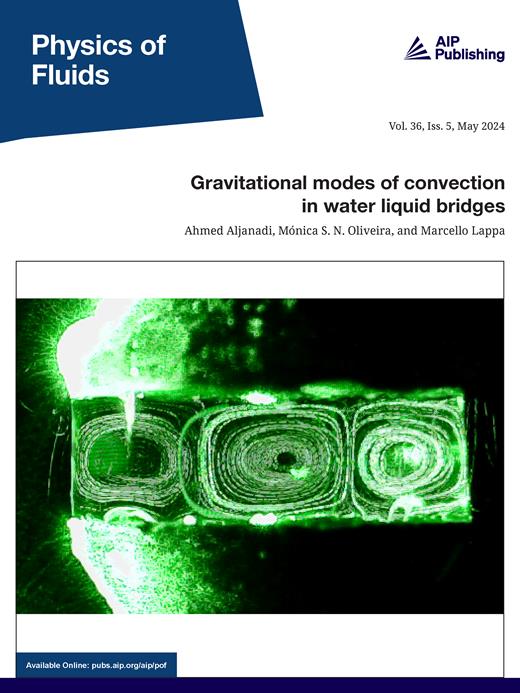 Physics of Fluids Cover Image for Volume 36, Issue 5