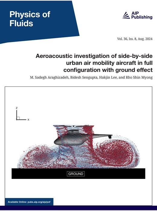 Physics of Fluids Cover Image for Volume 36, Issue 8