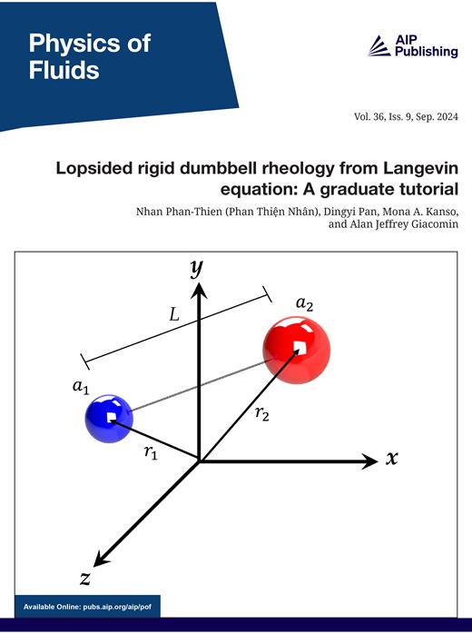 Physics of Fluids Cover Image for Volume 36, Issue 9