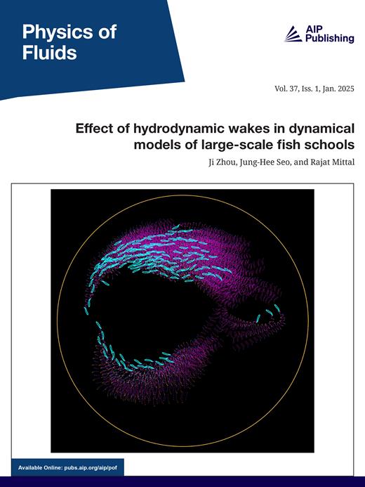 Physics of Fluids Cover Image for Volume 37, Issue 1