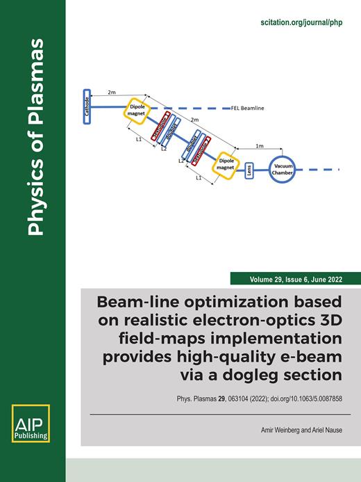 Physics of Plasmas Cover Image for Volume 29, Issue 6
