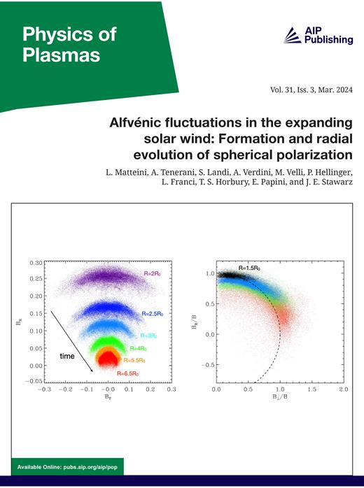 Physics of Plasmas Cover Image for Volume 31, Issue 3