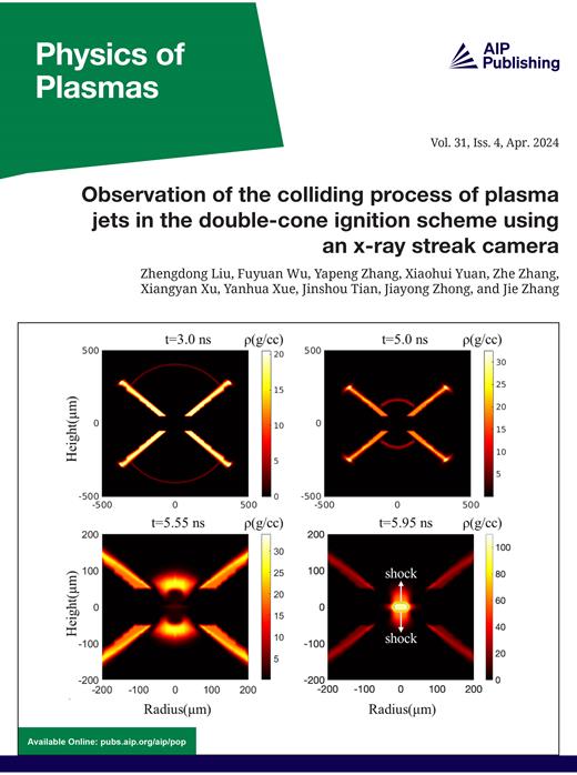 Physics of Plasmas Cover Image for Volume 31, Issue 4