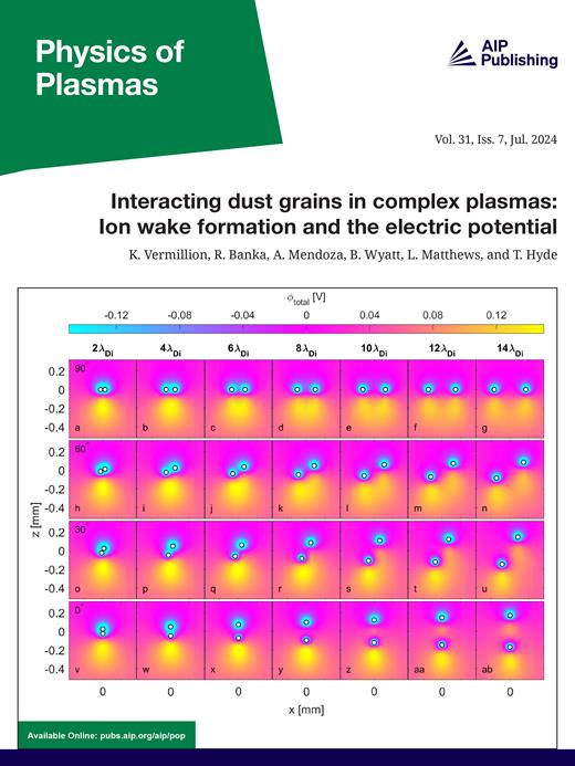 Physics of Plasmas Cover Image for Volume 31, Issue 7