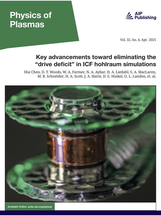 Physics of Plasmas Cover Image for Volume 32, Issue 4
