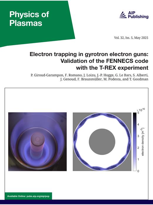 Physics of Plasmas Cover Image for Volume 32, Issue 5