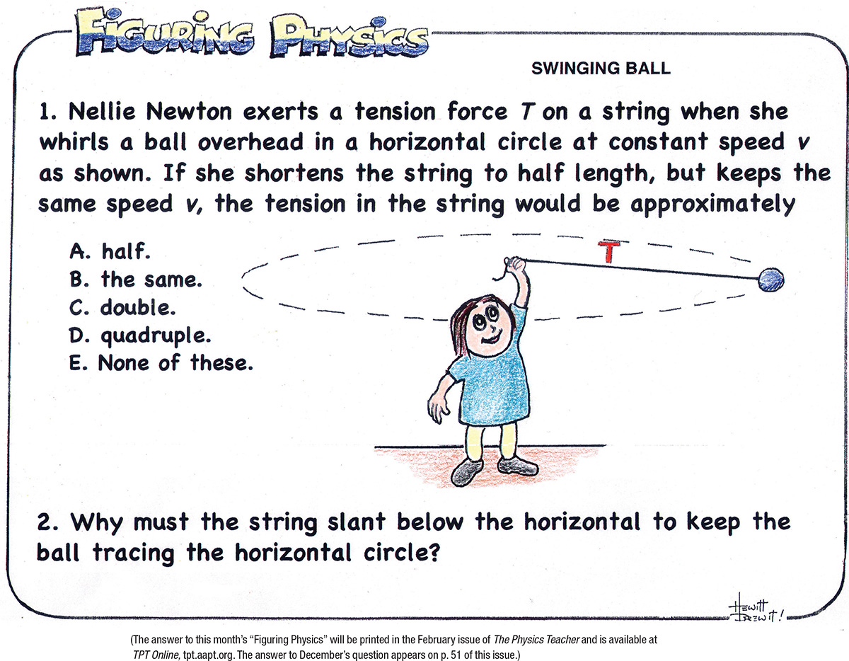 SWINGING BALL | The Physics Teacher | AIP Publishing