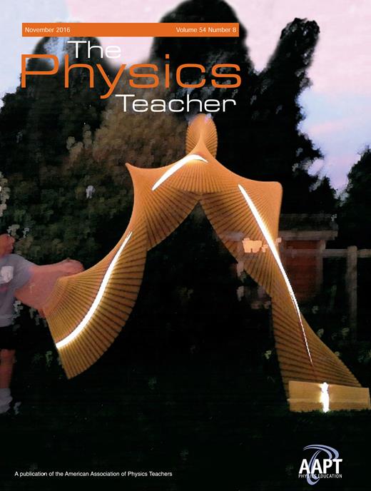 The Physics Teacher Cover Image for Volume 54, Issue 8
