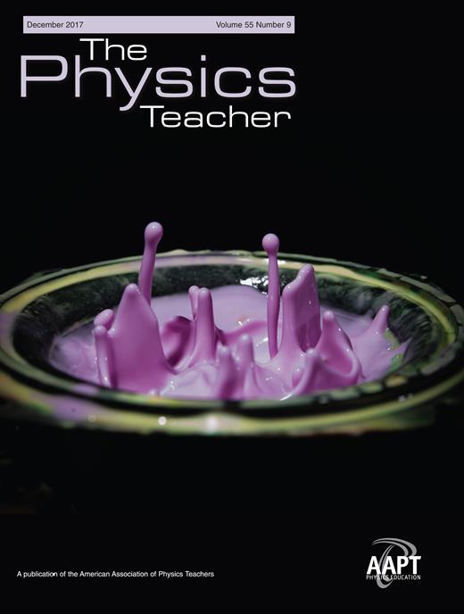 The Physics Teacher Cover Image for Volume 55, Issue 9