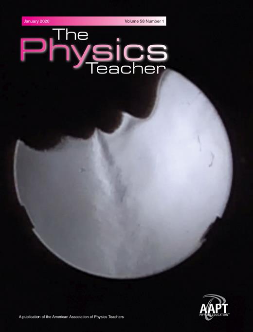 The Physics Teacher Cover Image for Volume 58, Issue 1