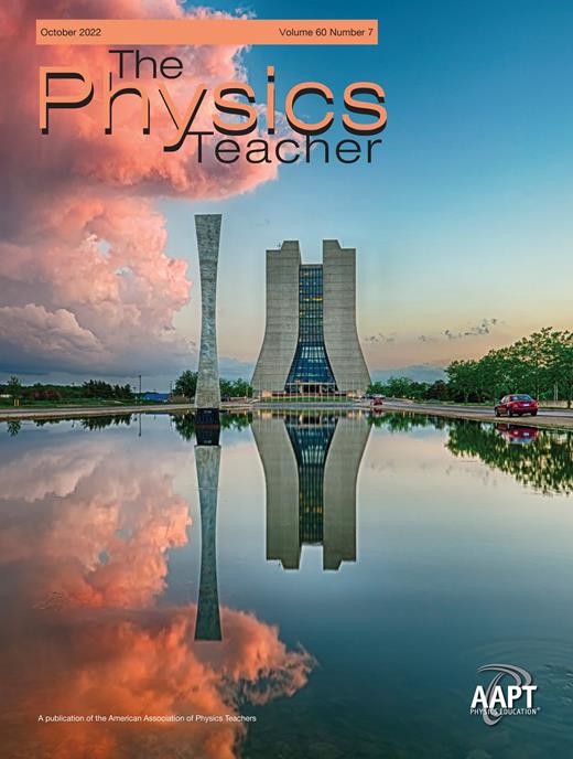 The Physics Teacher Cover Image for Volume 60, Issue 7
