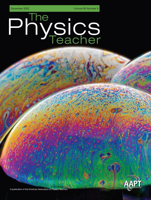 The Physics Teacher Cover Image for Volume 60, Issue 9