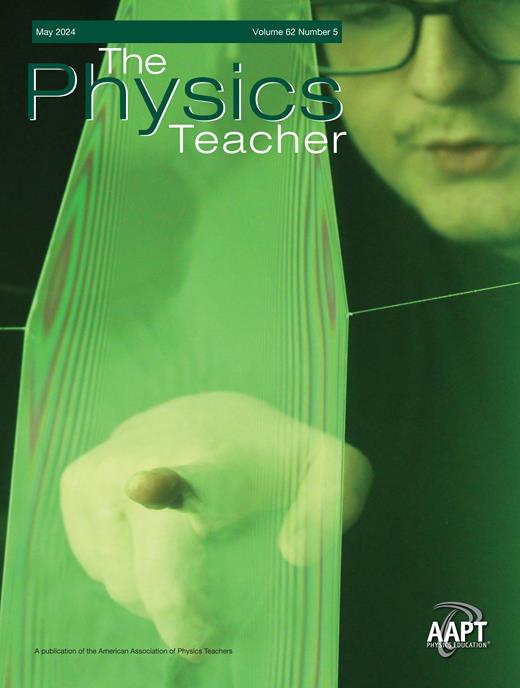 The Physics Teacher Cover Image for Volume 62, Issue 5