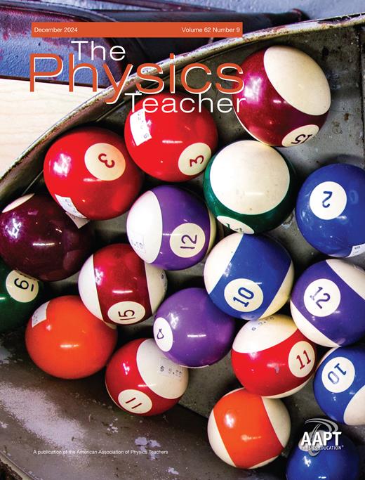The Physics Teacher Cover Image for Volume 62, Issue 9