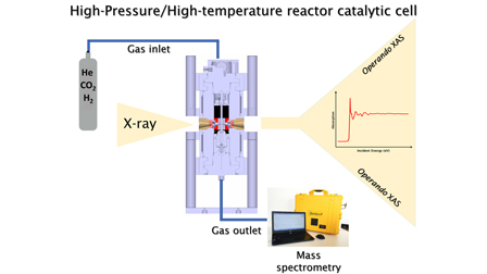 Novel high-pressure/high-temperature reactor cell for in situ and ...