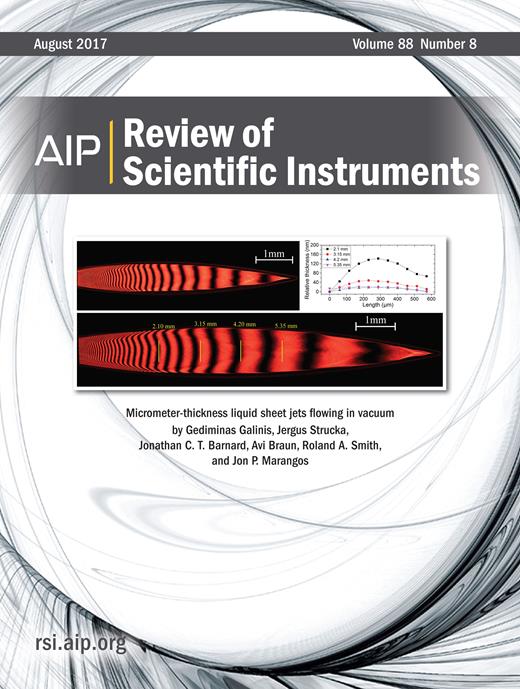 Review of Scientific Instruments Cover Image for Volume 88, Issue 8