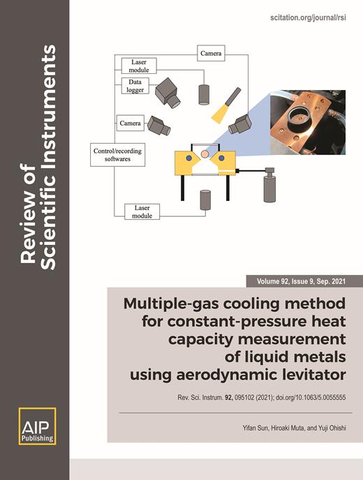 Review of Scientific Instruments Cover Image for Volume 92, Issue 9