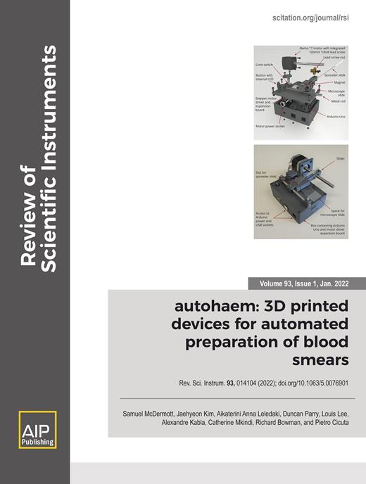 Review of Scientific Instruments Cover Image for Volume 93, Issue 1