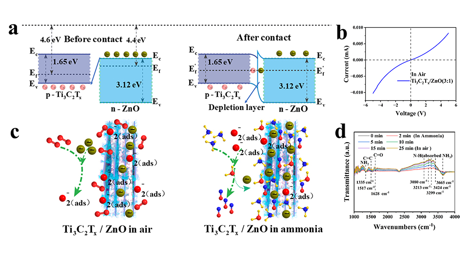 Ammonia sensor detects volatile compounds at room temperatures ... - Un Cheled Ammonia Air Sensor Abilities