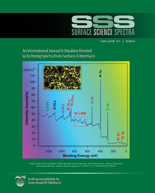 Surface Science Spectra Cover Image for Volume 32, Issue 1
